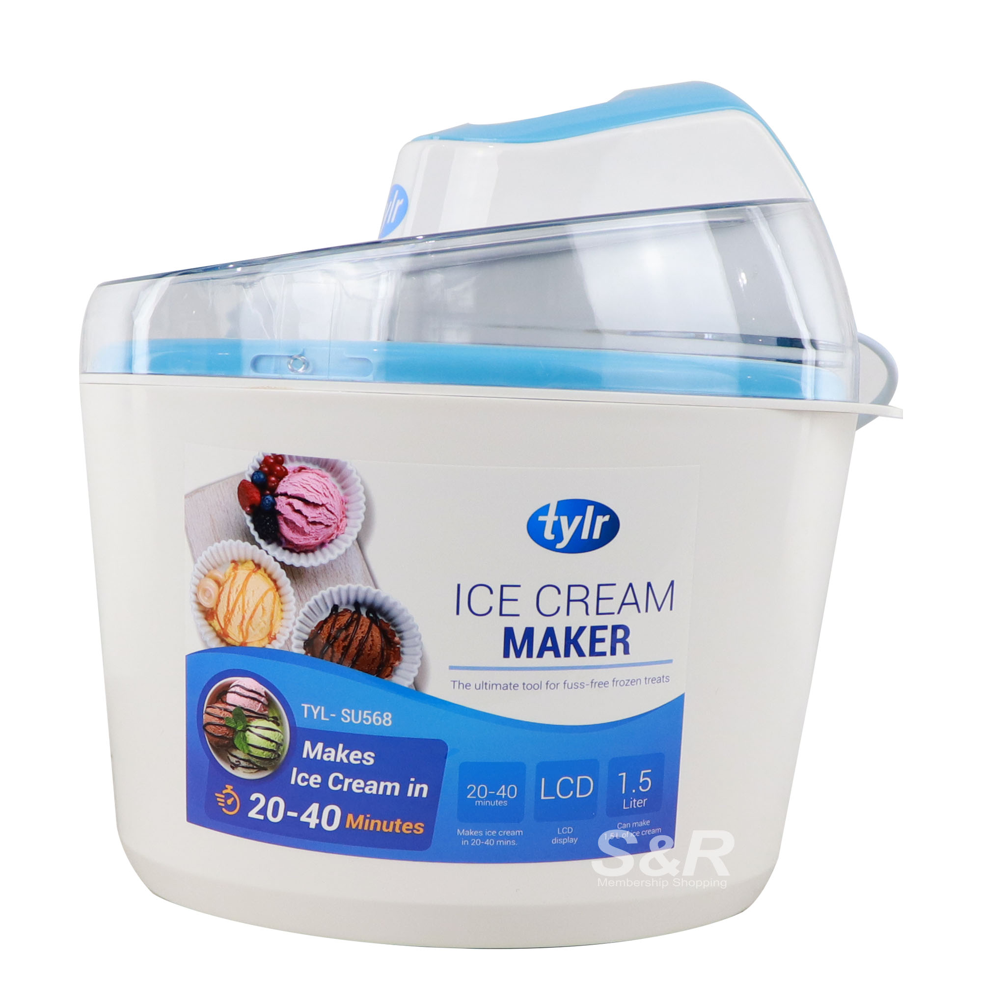 Tylr Electric Ice Cream Maker TYL-SU568
